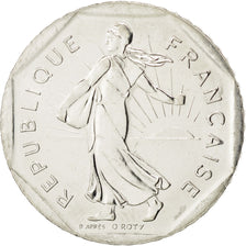 FRANCE, Semeuse, 2 Francs, 1999, KM #942.1, MS(65-70), Nickel, 26.5, Gadoury...