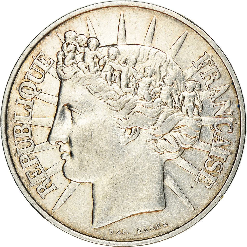 Munten, Frankrijk, 100 Francs, 1988, ZF, Zilver, KM:P999, Gadoury:237.P1