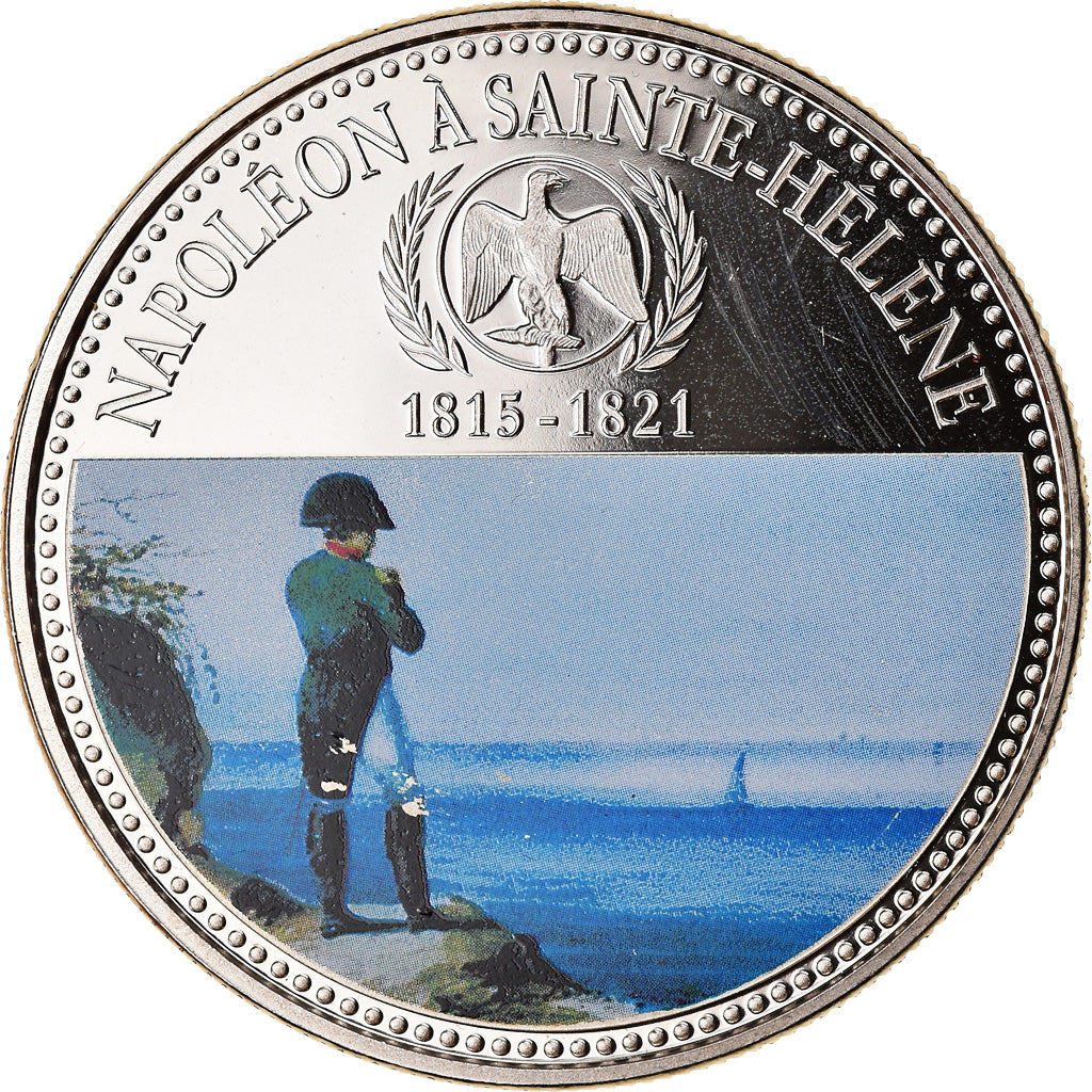 France, Médaille, Napoléon Ier à Sainte-Hélène, FDC, Copper-nickel