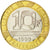 Moneta, Francja, Génie, 10 Francs, 1999, MS(65-70), Aluminium-Brąz, KM:964.2