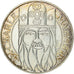 Coin, France, Charlemagne, 100 Francs, 1990, Paris, MS(60-62), Silver, KM:982