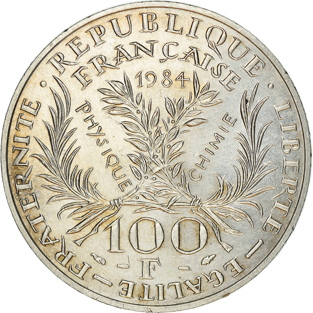 Moneta, Francia, Marie Curie, 100 Francs, 1984, SPL, Argento, KM:955