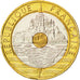 Moneda, Francia, Mont Saint Michel, 20 Francs, 1999, FDC, Trimetálico