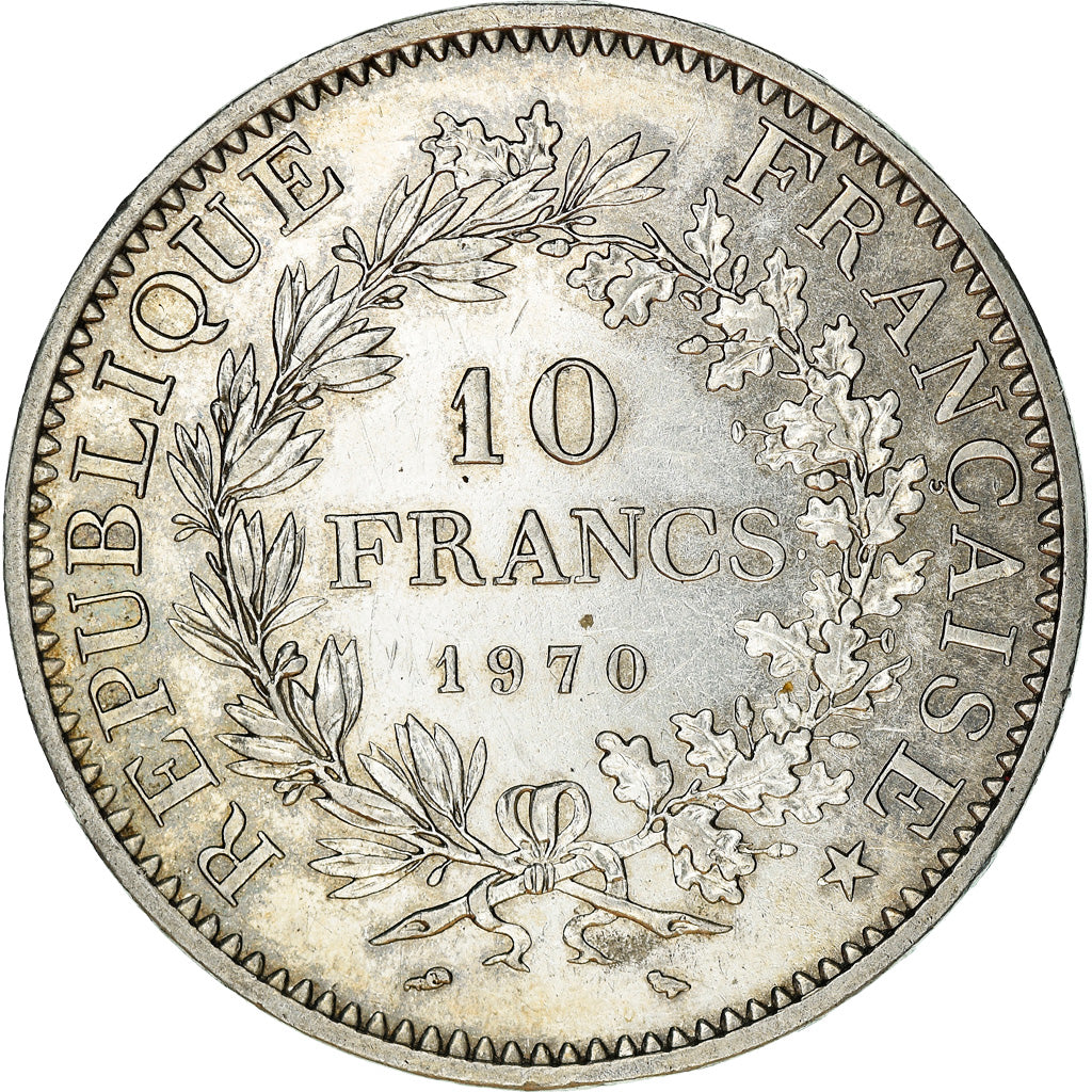 Coin, France, Hercule, 10 Francs, 1970, Paris, MS(60-62), Silver, KM:932