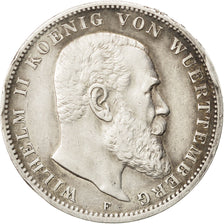 German States, 3 Mark, 1912, Freudenstadt, KM #635, EF(40-45), Silver, 33, 16.58