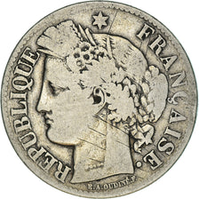 Coin, France, Cérès, 2 Francs, 1871, Paris, VF(30-35), Silver, KM:817.1, Le