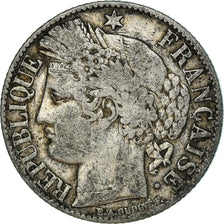Coin, France, Cérès, Franc, 1887, Paris, VF(30-35), Silver, KM:822.1