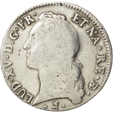 FRANCE, Écu de Béarn au bandeau, ECU, 1768, Pau, KM #518, VF(20-25), Silver, Ga.