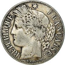 Coin, France, Cérès, Franc, 1888, Paris, EF(40-45), Silver, KM:822.1