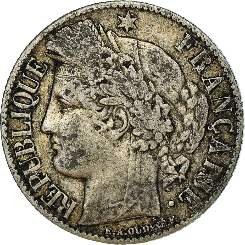 Coin, France, Cérès, Franc, 1895, Paris, VF(30-35), Silver, KM:822.1