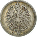 Coin, GERMANY - EMPIRE, Wilhelm I, Mark, 1881, Stuttgart, VF(30-35), Silver