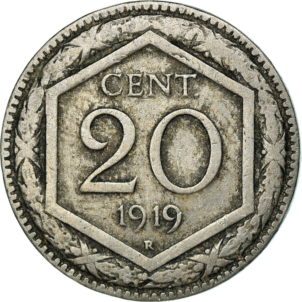 Coin, Italy, Vittorio Emanuele III, 20 Centesimi, 1919, Rome, EF(40-45), Nickel