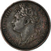 Coin, Great Britain, George IV, Farthing, 1822, EF(40-45), Copper, KM:677