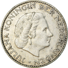 Coin, Netherlands, Juliana, Gulden, 1956, EF(40-45), Silver, KM:184