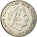 Moneda, Países Bajos, Juliana, Gulden, 1956, MBC, Plata, KM:184