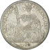 Moneta, Indochiny, 10 Cent, 1920, VF(20-25), Srebro, Lecompte:159