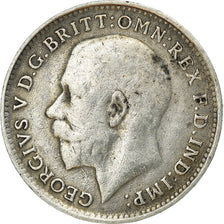 Coin, Great Britain, George V, 3 Pence, 1917, EF(40-45), Silver, KM:813