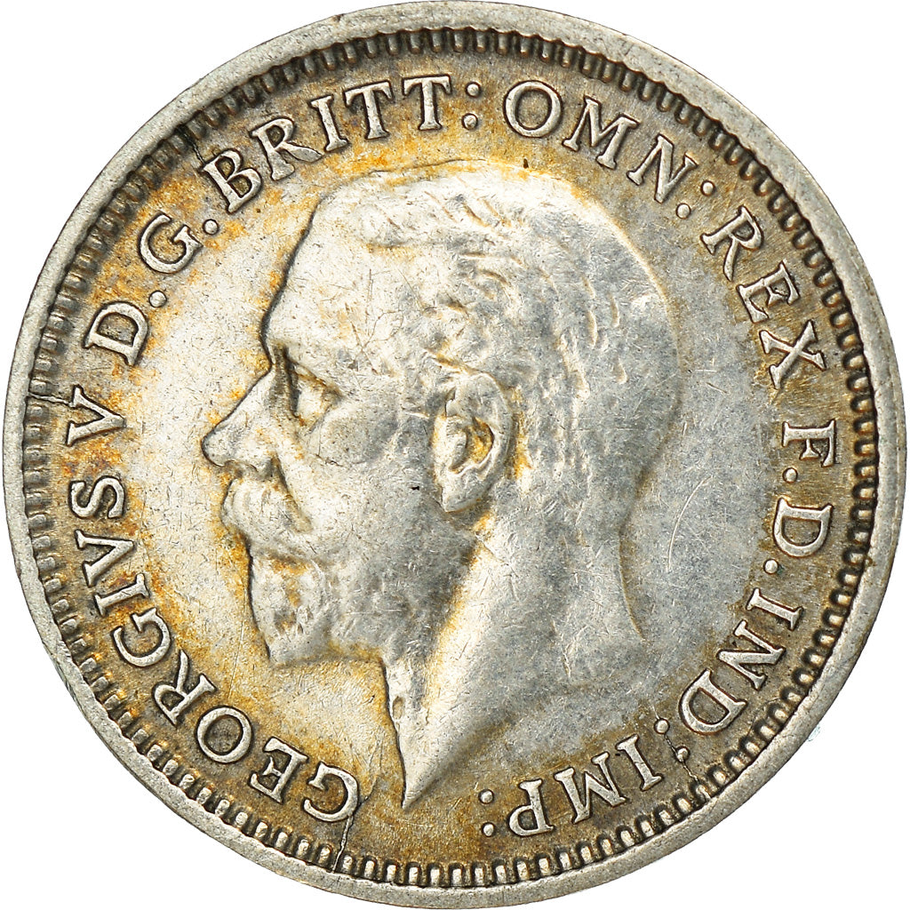 Coin, Great Britain, George V, 3 Pence, 1935, EF(40-45), Silver, KM:831