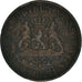 Moneda, Estados alemanes, NASSAU, Adolph, Kreuzer, 1862, Wiesbaden, BC+, Cobre