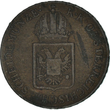 Coin, Austria, Franz II (I), 1/2 Kreuzer, 1816, Vienna, EF(40-45), Copper