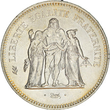 Coin, France, Hercule, 50 Francs, 1976, Paris, Iridescent toning, MS(60-62)
