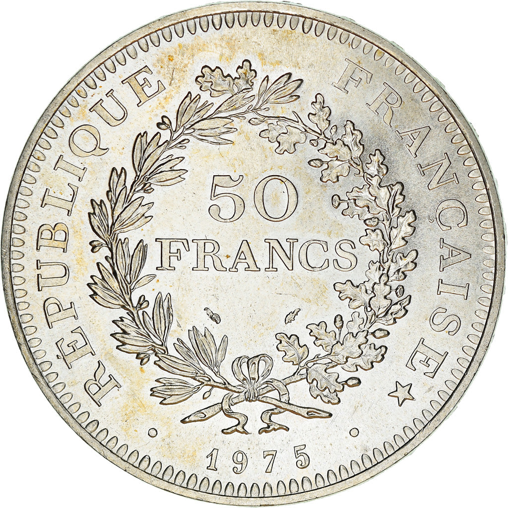 Monnaie, France, Hercule, 50 Francs, 1975, Paris, SUP, Argent, Gadoury:882