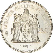 Coin, France, Hercule, 50 Francs, 1978, Paris, MS(60-62), Silver, KM:941.1