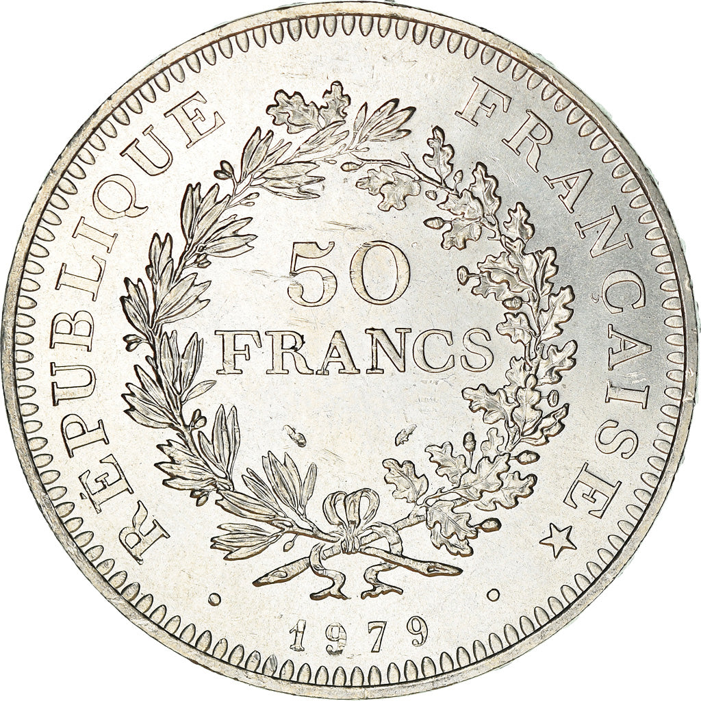 Monnaie, France, Hercule, 50 Francs, 1979, Paris, TTB+, Argent, Gadoury:882