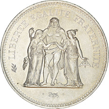 Coin, France, Hercule, 50 Francs, 1976, Paris, AU(55-58), Silver, KM:941.1