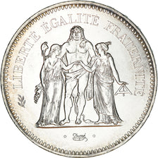 Coin, France, Hercule, 50 Francs, 1977, Paris, AU(50-53), Silver, KM:941.1