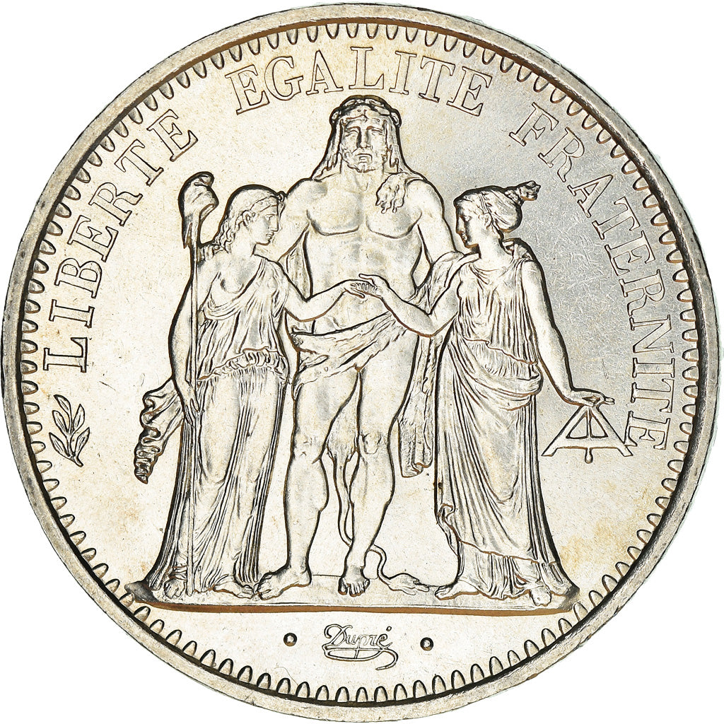 Münze, Frankreich, Hercule, 10 Francs, 1968, Paris, VZ, Silber, KM:932