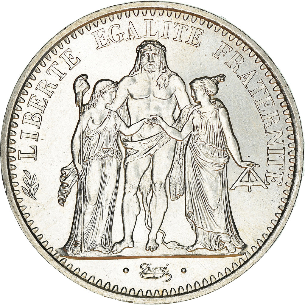 Münze, Frankreich, Hercule, 10 Francs, 1968, Paris, VZ, Silber, KM:932