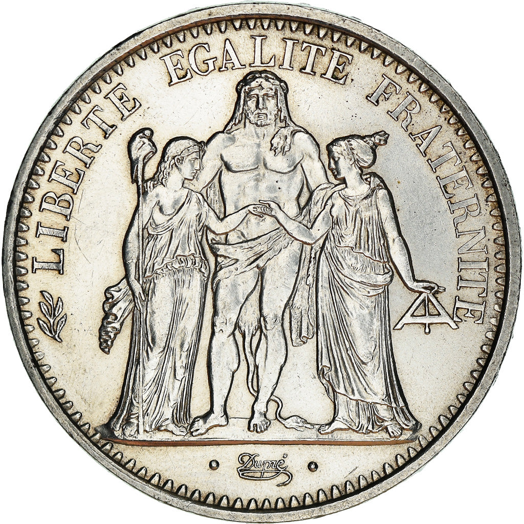 Coin, France, Hercule, 10 Francs, 1967, Paris, AU(55-58), Silver, KM:932