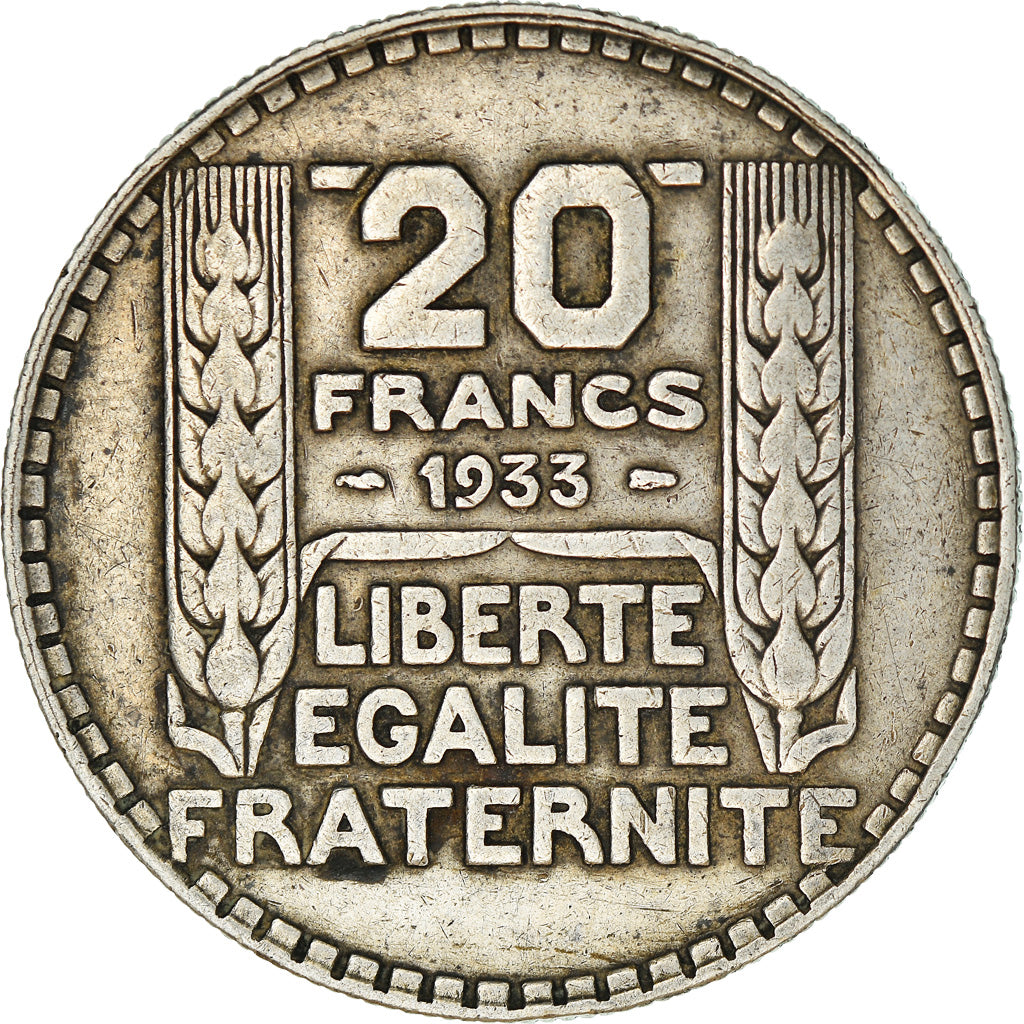 Monnaie, France, Turin, 20 Francs, 1933, Paris, SUP, Argent, Gadoury:852, KM:879
