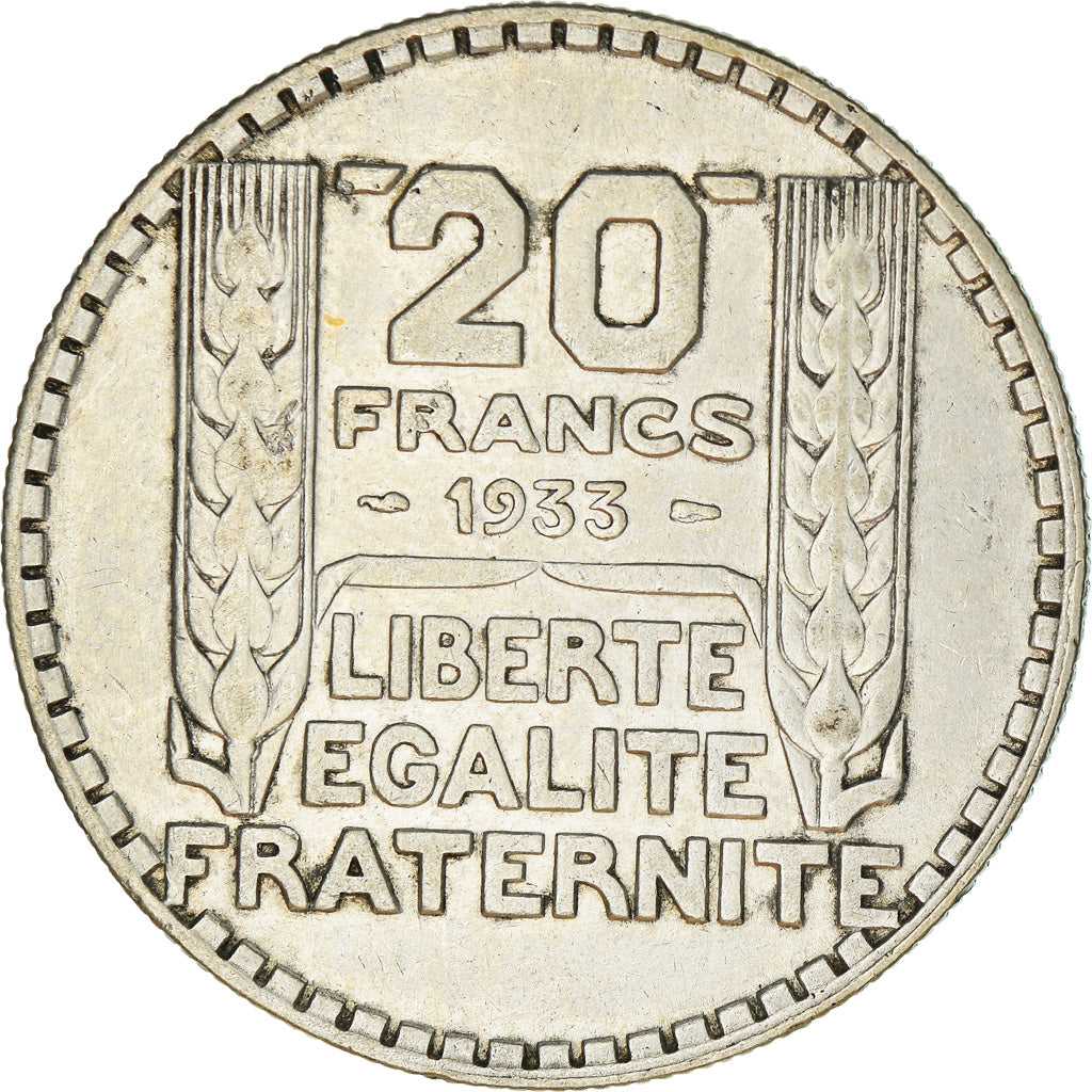 Monnaie, France, Turin, 20 Francs, 1933, Paris, SUP, Argent, Gadoury:852, KM:879