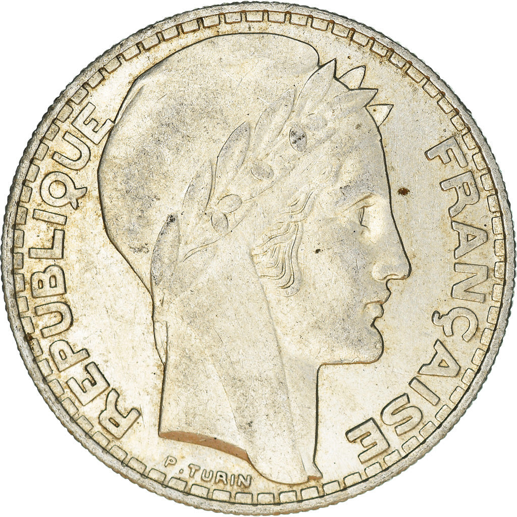 Moneta, Francia, Turin, 20 Francs, 1933, Paris, BB, Argento, KM:879, Gadoury:852
