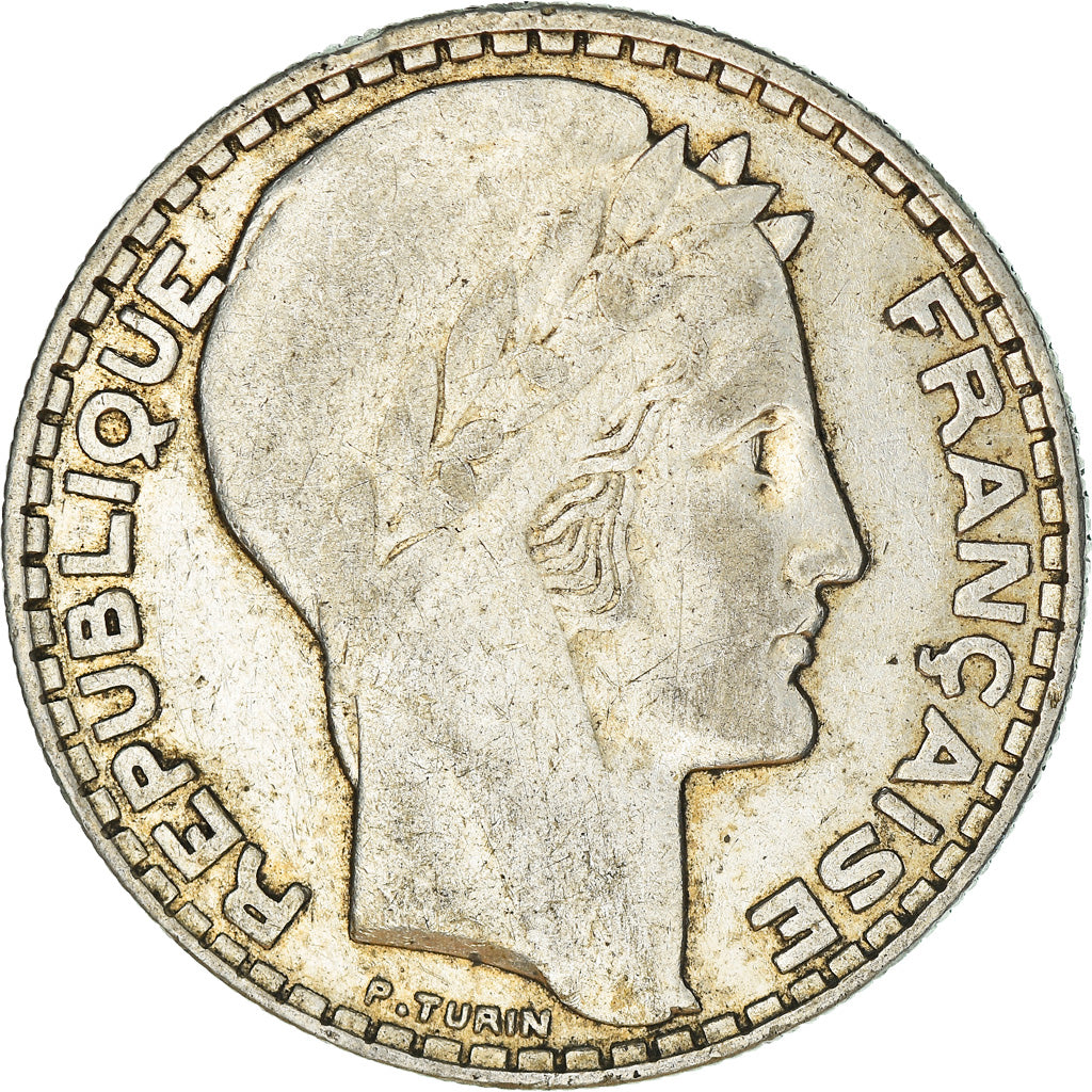 Coin, France, Turin, 20 Francs, 1933, Paris, VF(30-35), Silver, KM:879