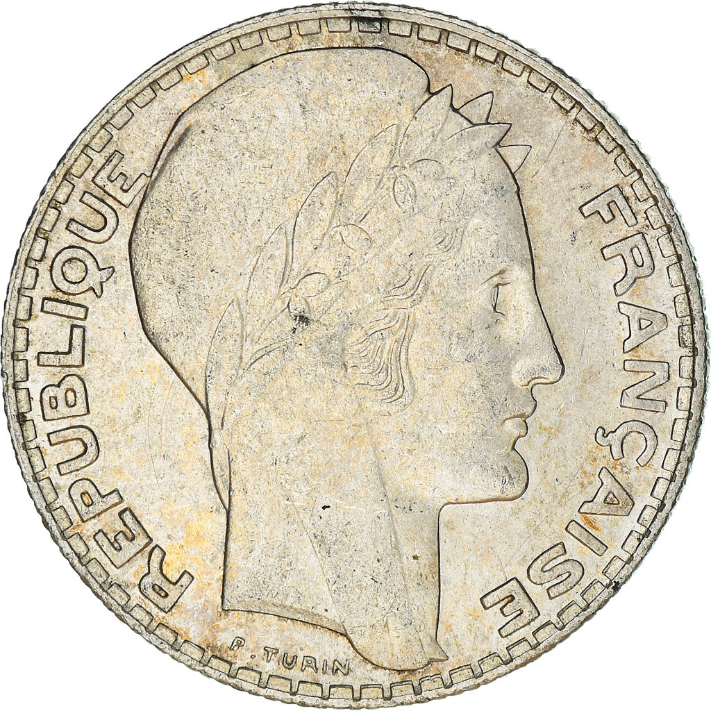 Monnaie, France, Turin, 10 Francs, 1938, Paris, TTB, Argent, Gadoury:801, KM:878