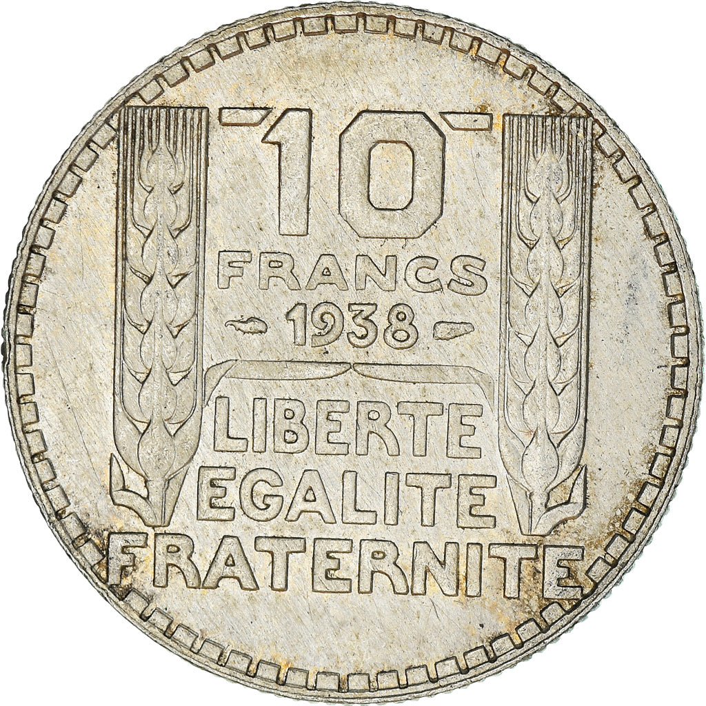 Monnaie, France, Turin, 10 Francs, 1938, Paris, TTB, Argent, Gadoury:801, KM:878
