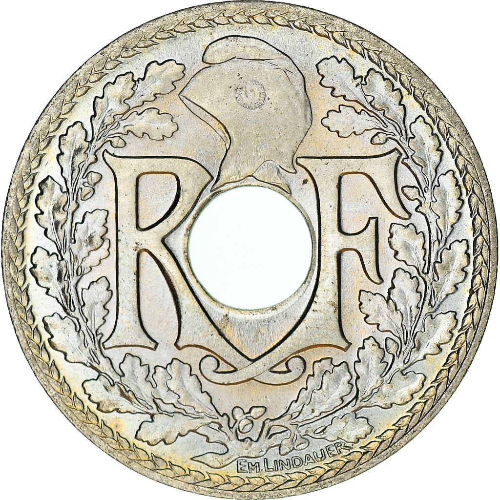 Münze, Frankreich, Lindauer, 10 Centimes, 1938, VZ+, Nickel-Bronze, KM:889.1