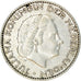 Coin, Netherlands, Juliana, Gulden, 1957, EF(40-45), Silver, KM:184