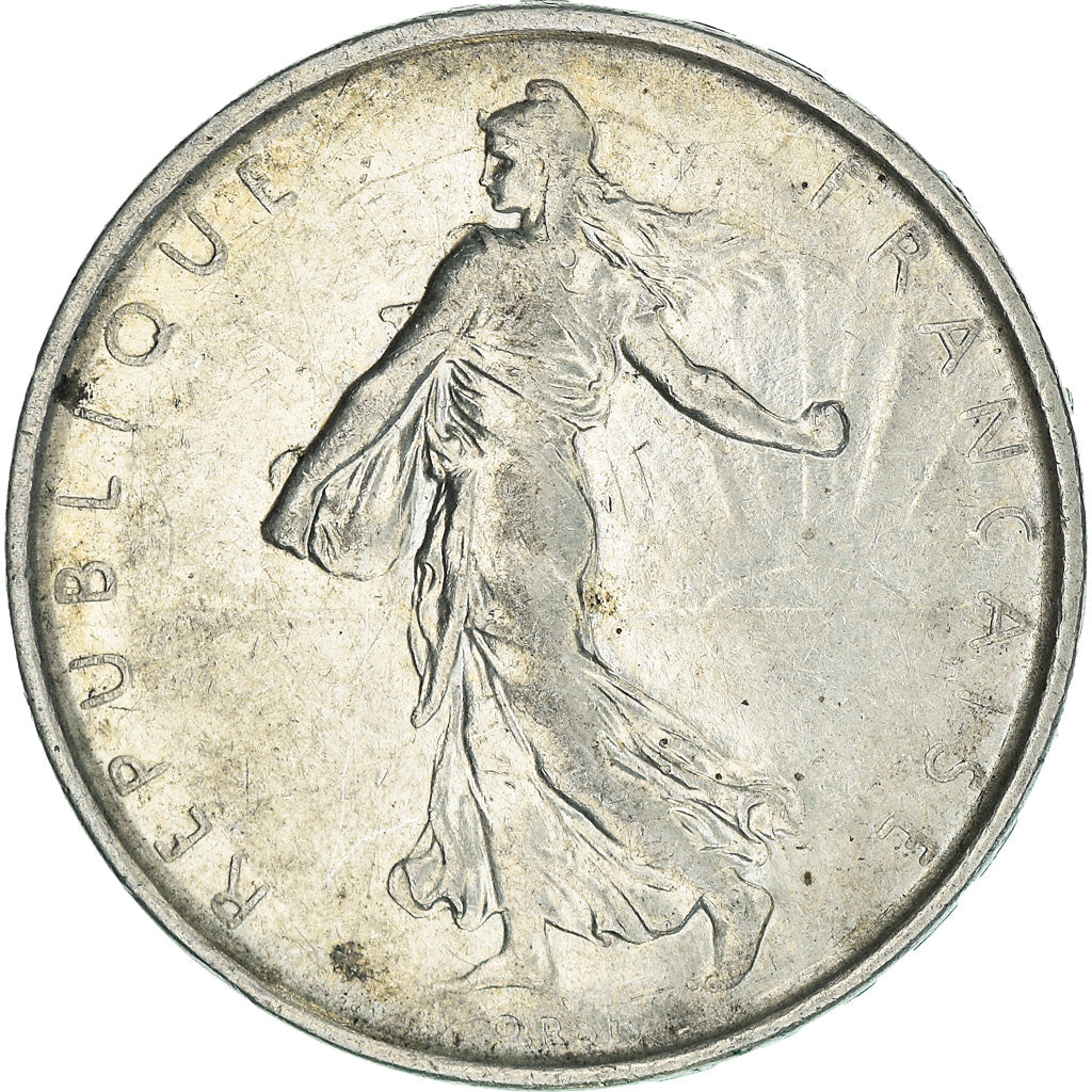 Münze, Frankreich, Semeuse, 5 Francs, 1966, Paris, SS+, Silber, KM:926