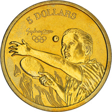 Moneda, Australia, Elizabeth II, 5 Dollars, 2000, FDC, Aluminio - bronce, KM:419