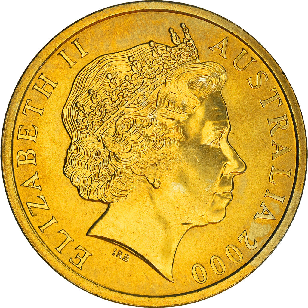 Coin, Australia, Elizabeth II, 5 Dollars, 2000, MS(65-70), Aluminum-Bronze