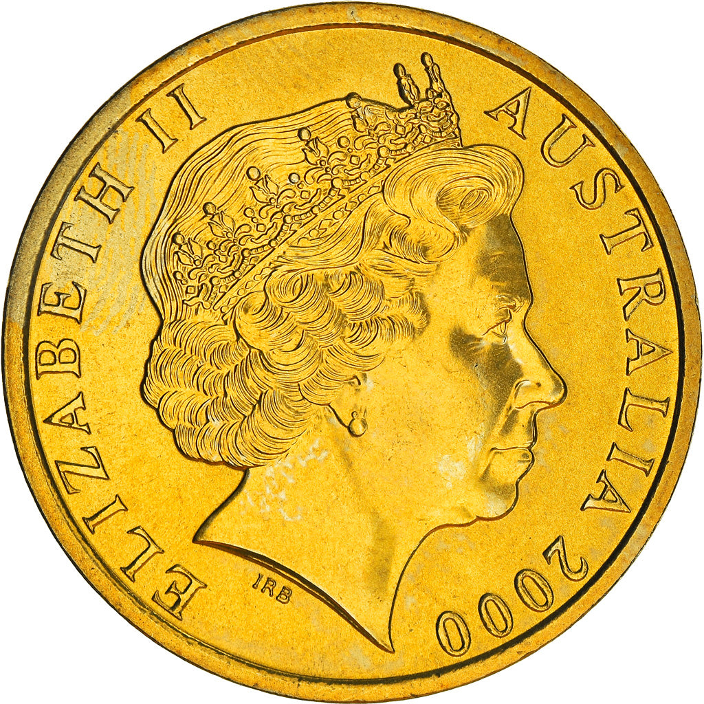 Coin, Australia, Elizabeth II, 5 Dollars, 2000, MS(65-70), Aluminum-Bronze
