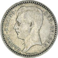 Coin, Belgium, Albert I, 20 Francs, 20 Frank, 1934, EF(40-45), Silver, KM:104.1