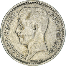 Coin, Belgium, Albert I, 20 Francs, 20 Frank, 1934, EF(40-45), Silver, KM:104.1
