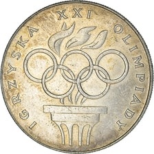Coin, Poland, 200 Zlotych, 1976, Warsaw, EF(40-45), Silver, KM:86
