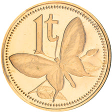 Coin, Papua New Guinea, Toea, 1975, MS(65-70), Bronze, KM:1