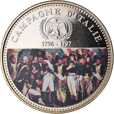Francia, medalla, Bonaparte, Campagne d'Italie (1796), FDC, Cobre - níquel